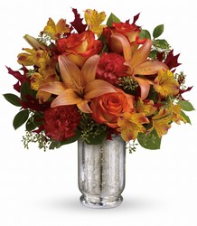 Teleflora's Fall Blush Bouquet from Olney's Flowers of Rome in Rome, NY